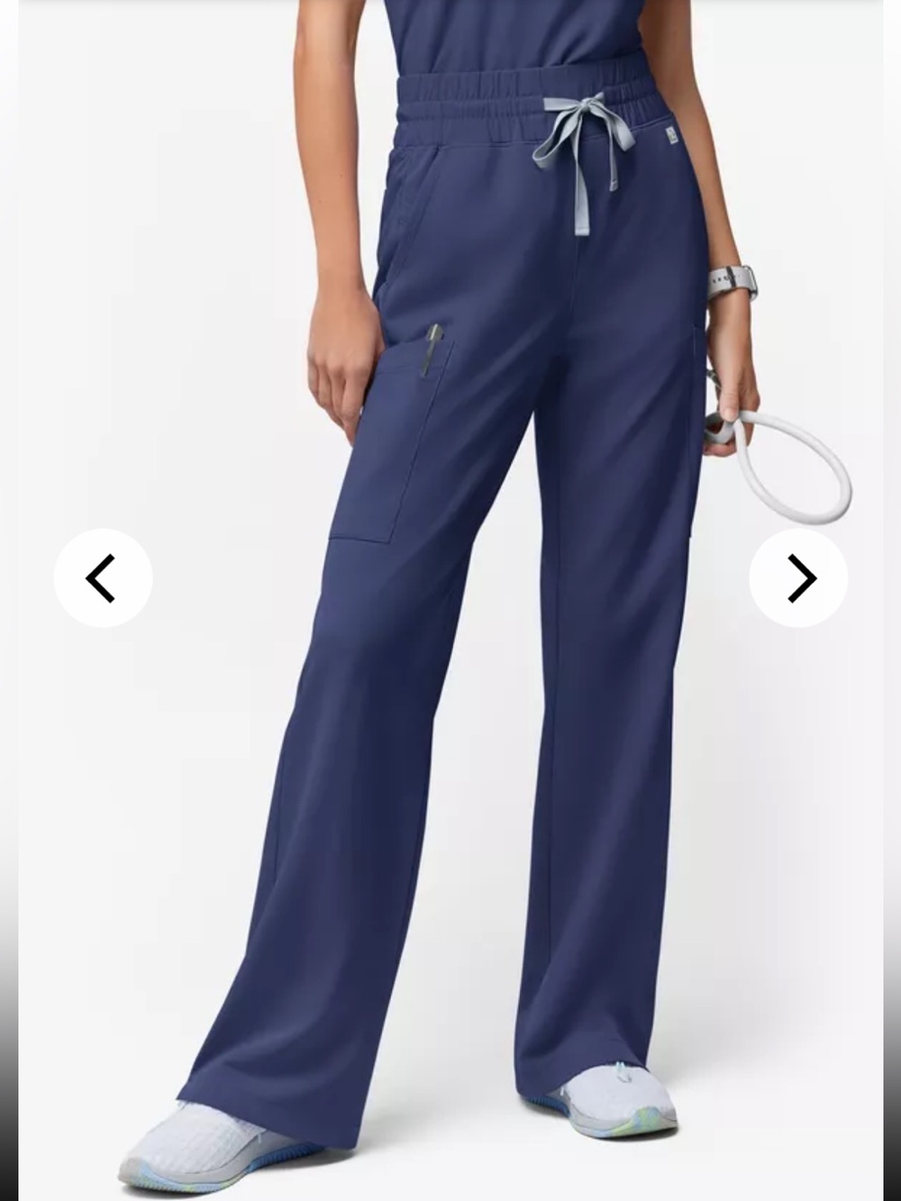 UA Wide Leg High Waisted Scrub Pants